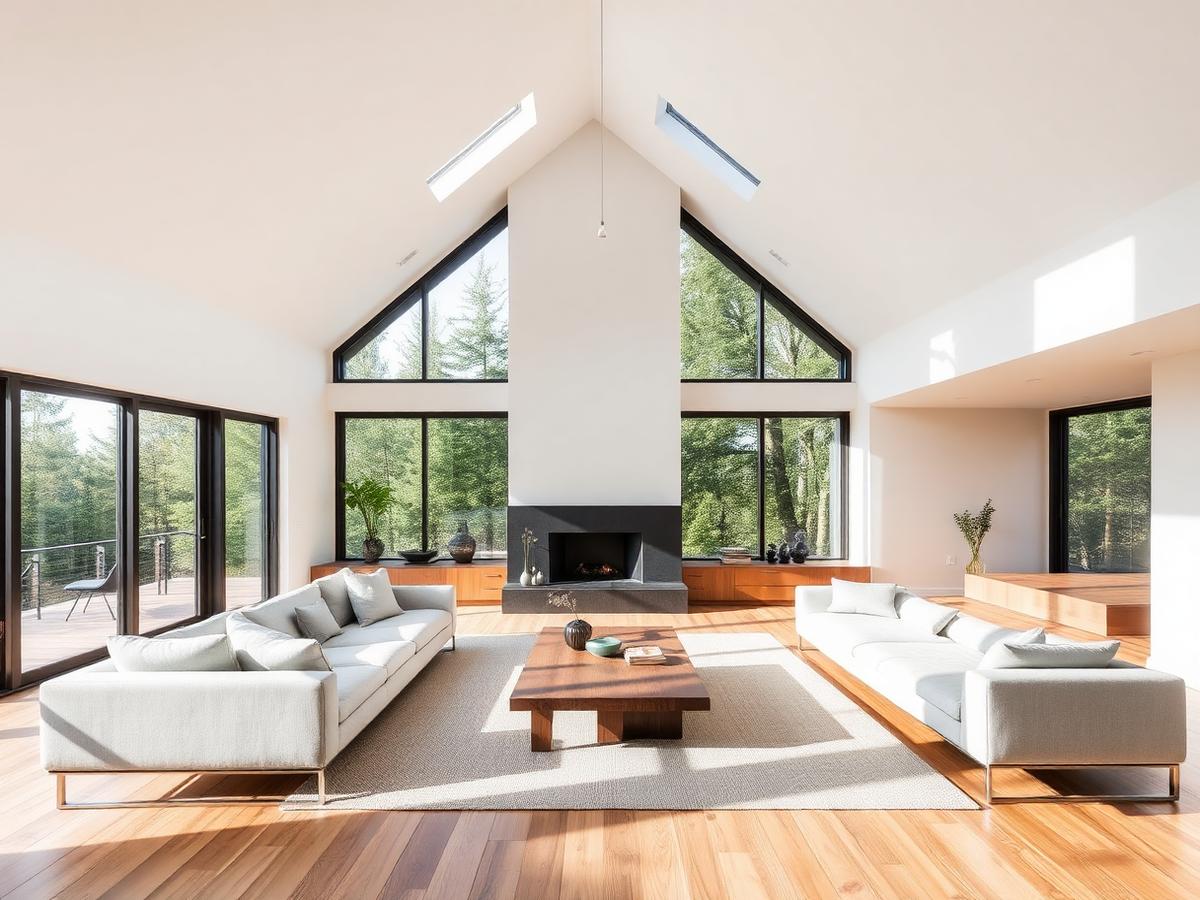 Modern living room renovation